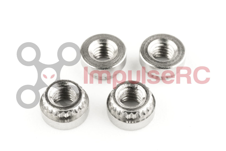 Stainless Steel M3 Pressnut (4 Pack)