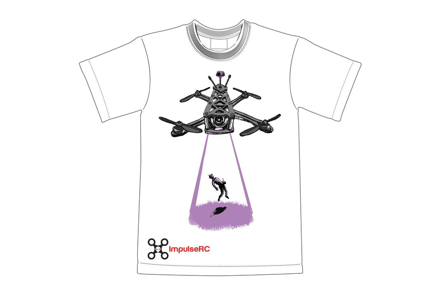 Alien Abduction, White T-Shirt