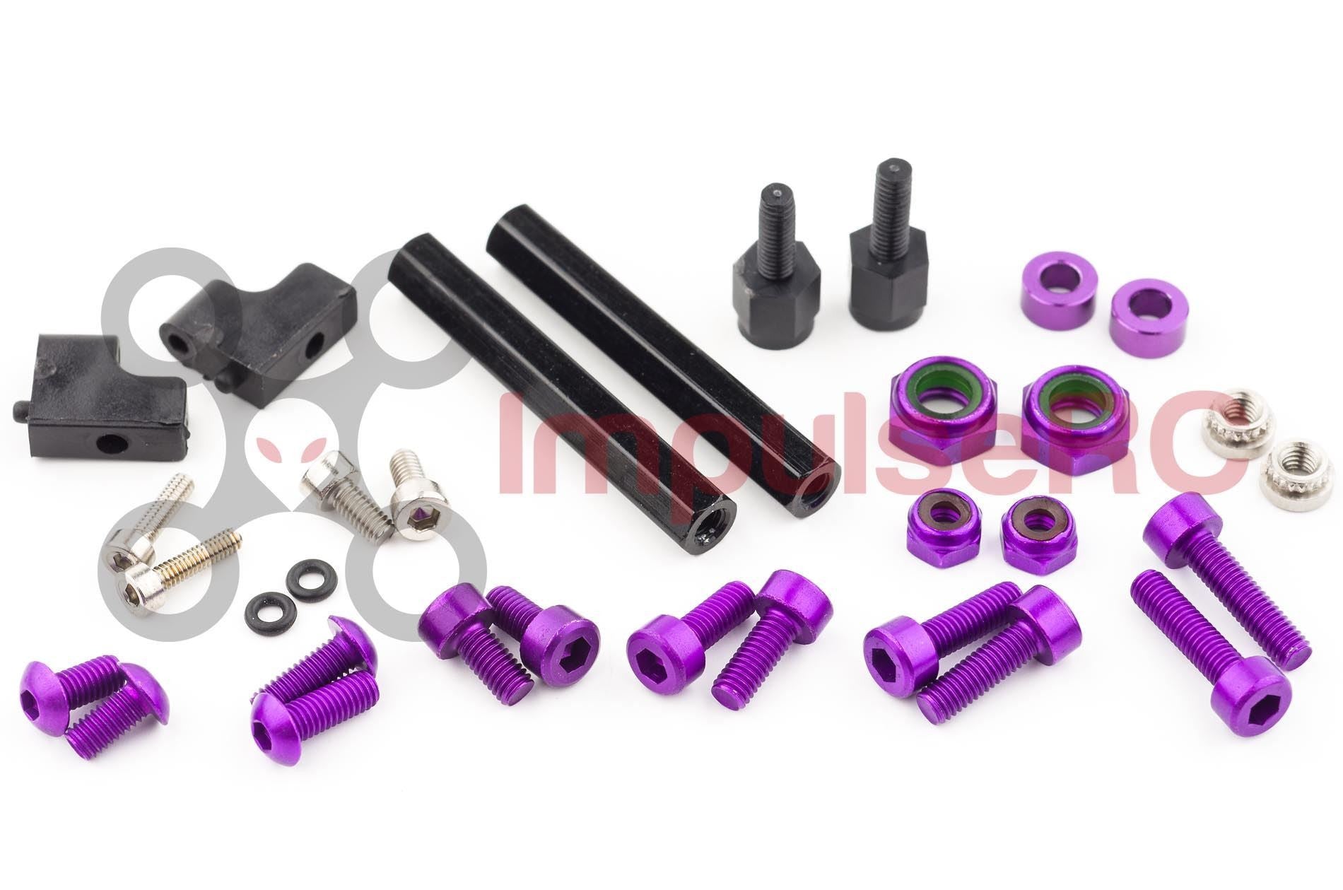Alien 5" & 6" Fastener Spares Kit - Purple