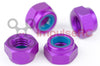 M5 - Aluminium Nylock Purple - Motor Nuts (4 Pack)