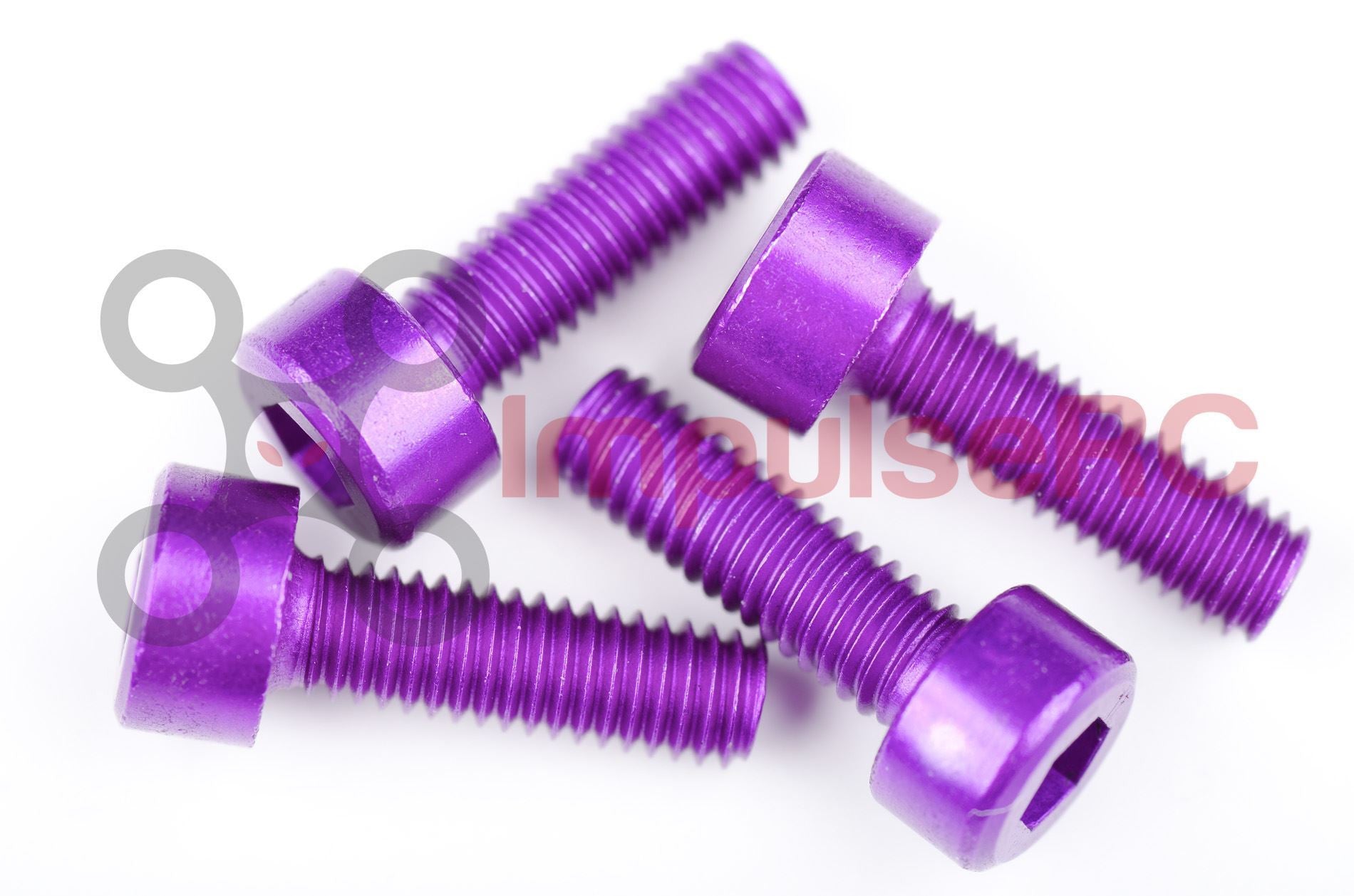 M3 x 10mm - Aluminium Cap Screw Purple (4 Pack)