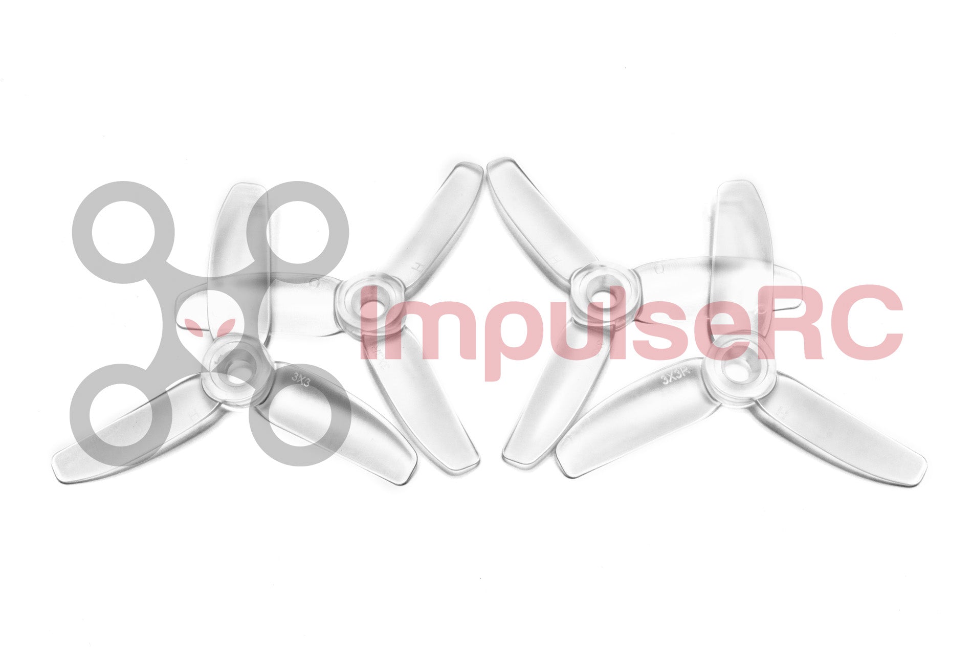 HQ Prop 3x3X3 - CLEAR - (4 Pack)