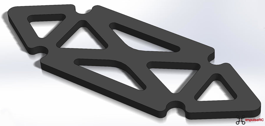 Alien 4" LiPo pad - 3mm BLACK