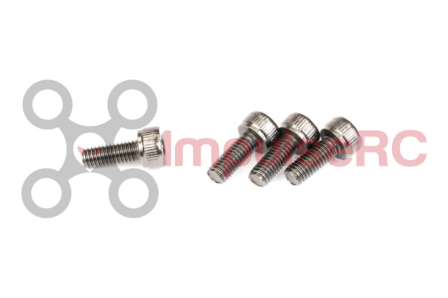 M3 x 8mm - HT bolt Gunmetal - (4 Pack)