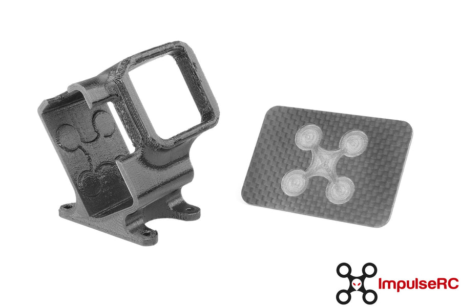 Legacy Apex TPU GoPro Hero8 Mount - 30 Degrees BLACK