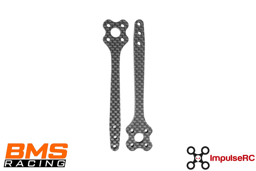 BMSRacing JS-1 5" Arms CF 5mm (2 Pack)