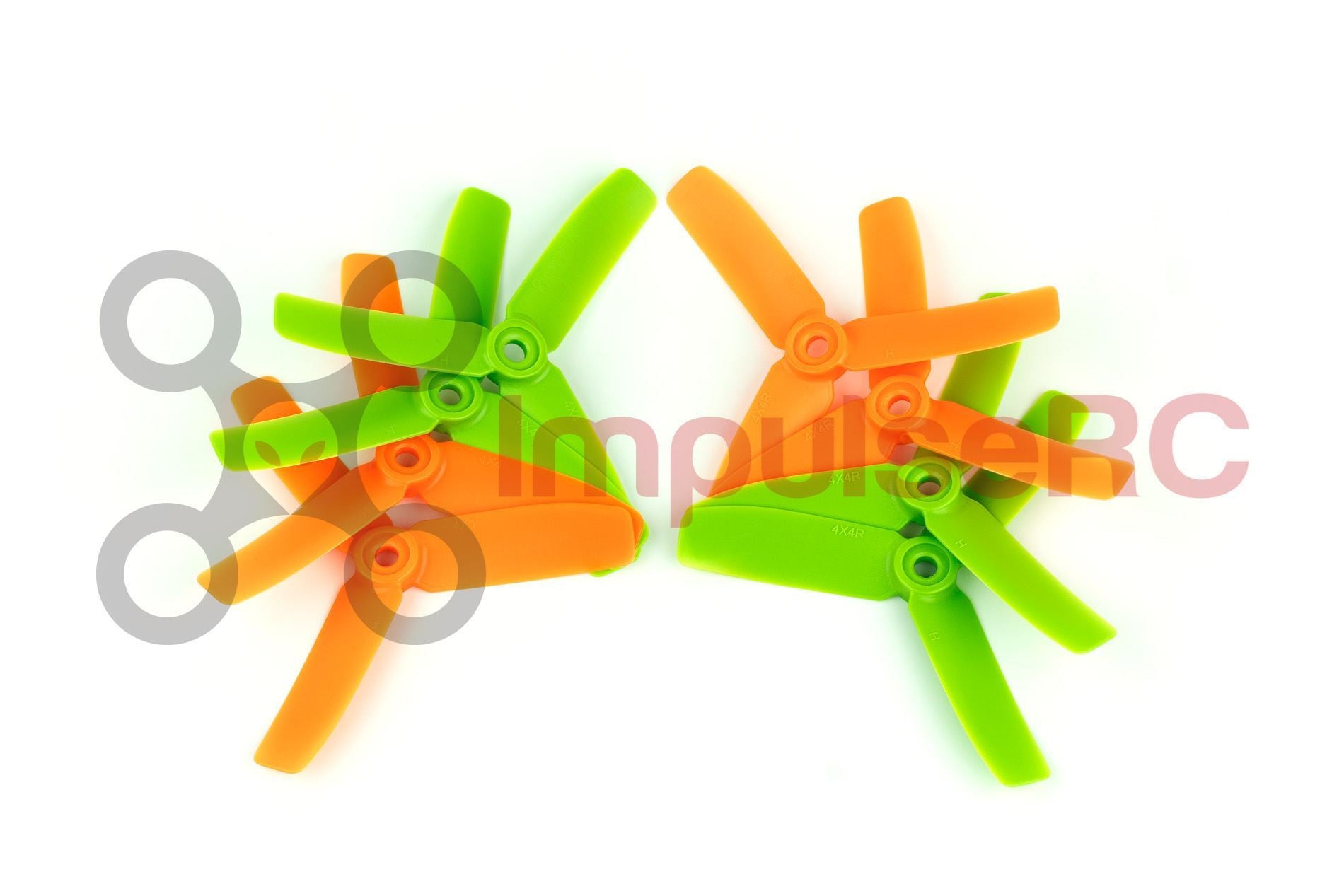 HQ Prop 4x4X3 Bullnose - GREEN/ORANGE - (8 Pack)