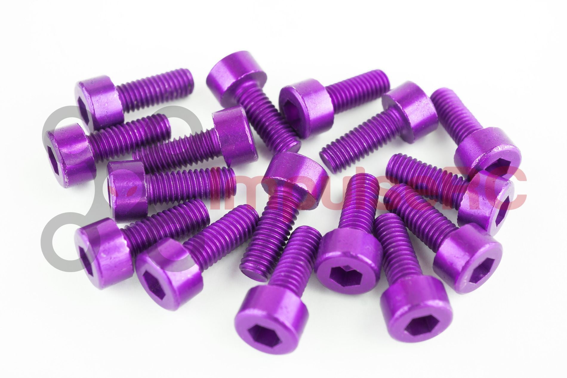 M3 x 8mm - Aluminium Cap Screw Purple (16 Pack)